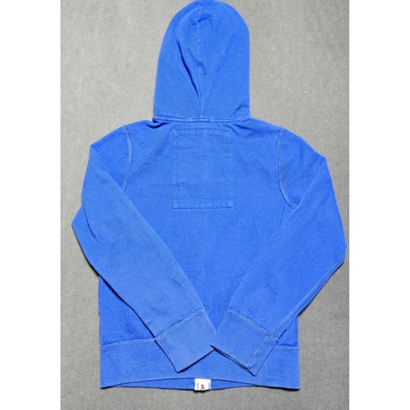 Abercrombie Blue Full Zip Hoodie Youth Pullover Sweatshirt  Boy's Jacket Medium - Picture 4 of 7